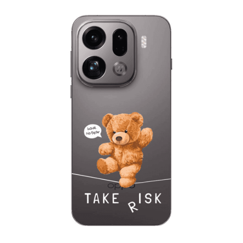 Oppo Find X9 Pro Take risk Transparent Silicone TPU Θήκη